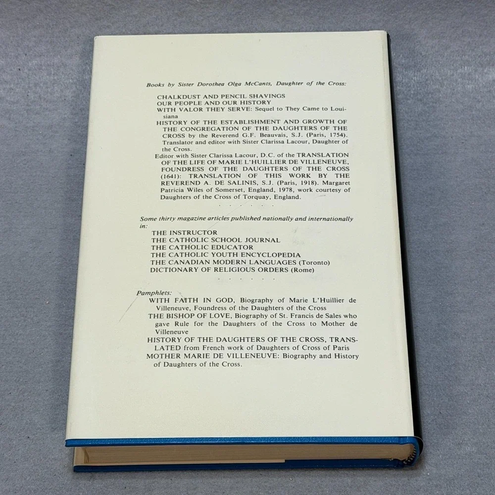 Vintage 1983 They Came to Louisiana  Letters of a Catholic Mission Signed HCDJ